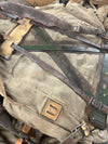French Canvas and Leather Lafuma Rucksack- 1950's era