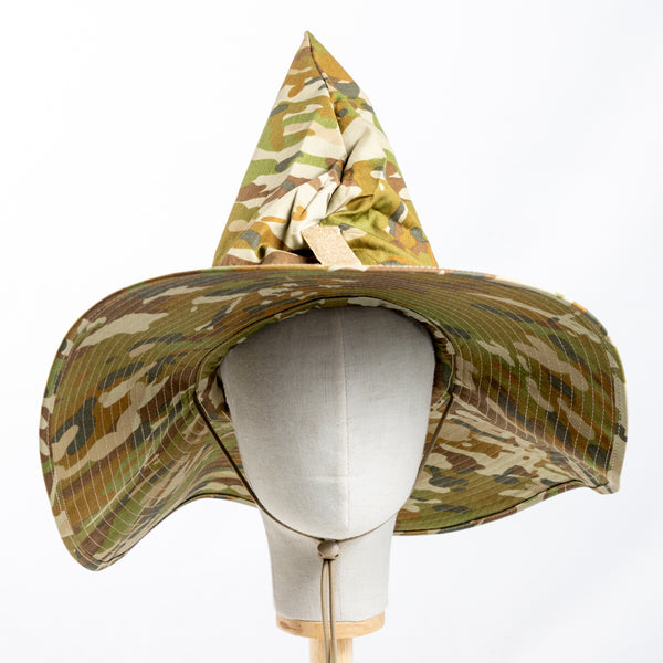 帽子 wicagrocery abaca hat Camouflage Wizard Hats (ready to ship) – Kruschiki Supply Company