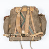 French Canvas and Leather Lafuma Rucksack- 1950's era