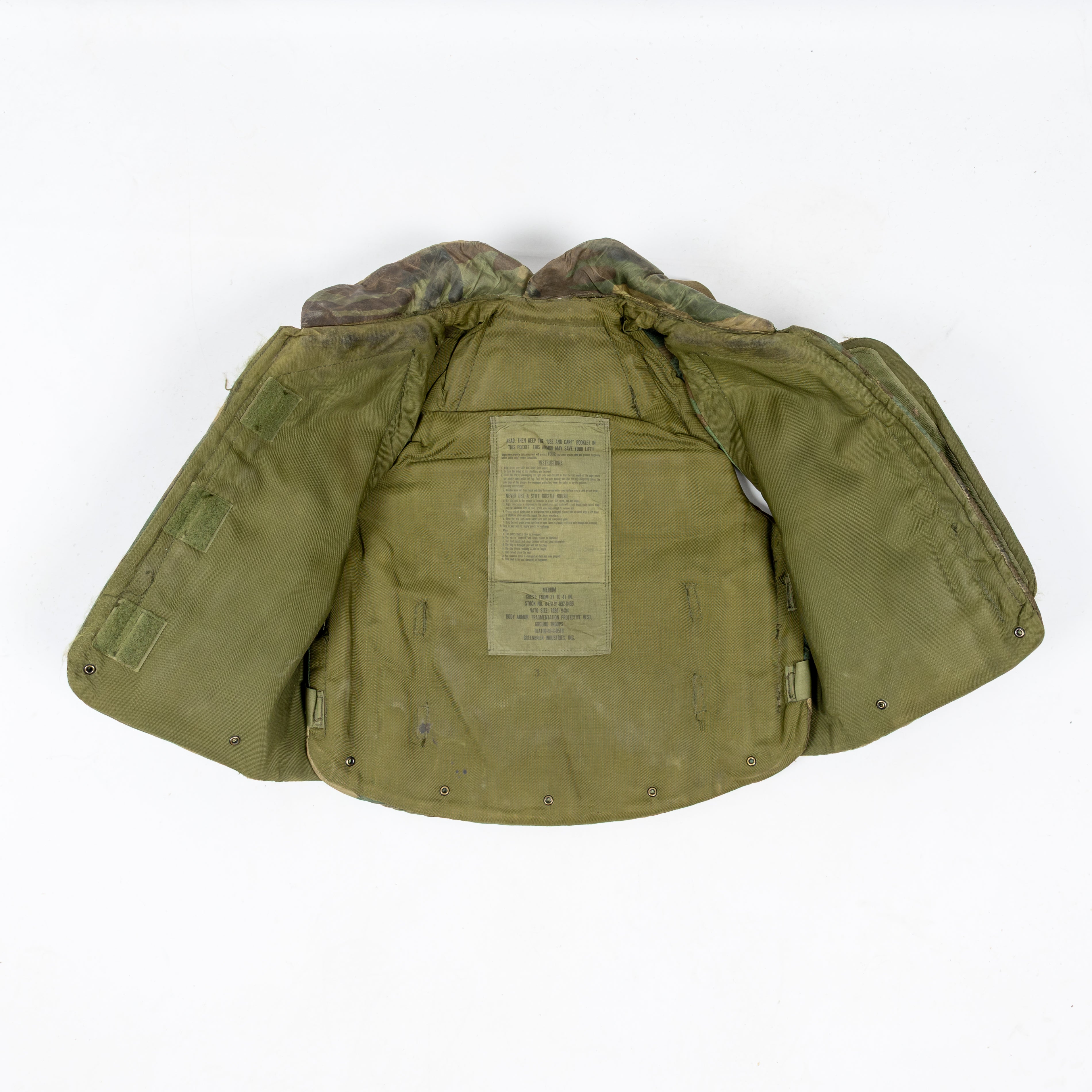 USGI PASGT Body Armor, Fragmentation Protective Vest – Kruschiki