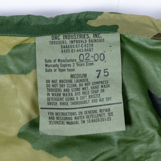 USGI M81 Woodlands Orc Industries Improved Rain Pants