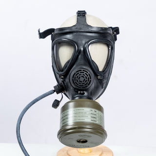 Greek COBRA 40mm Gas Mask w/Filter (UNISSUED)