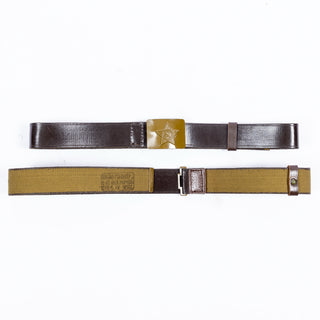 Soviet PVC Coated Belt w/ Green Buckle