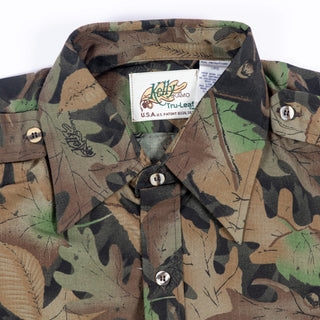 Vintage Tru Leaf Button Down Camo Shirt-Deadstock