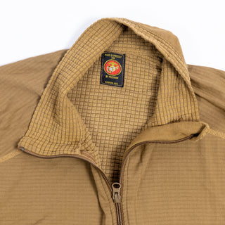USMC Coyote Frog Waffle Grid Fleece Top (Issued)