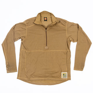 USMC Coyote Frog Waffle Grid Fleece Top (Issued)