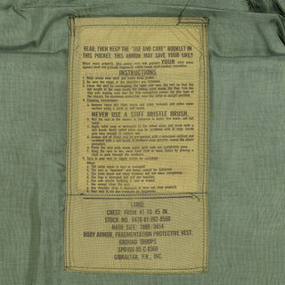 USGI PASGT Body Armor, Fragmentation Protective Vest