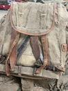 French Canvas and Leather Lafuma Rucksack- 1950's era