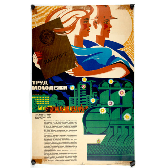 Original Soviet Propaganda Posters- Large