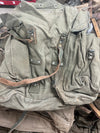 French Canvas and Leather Lafuma Rucksack- 1950's era