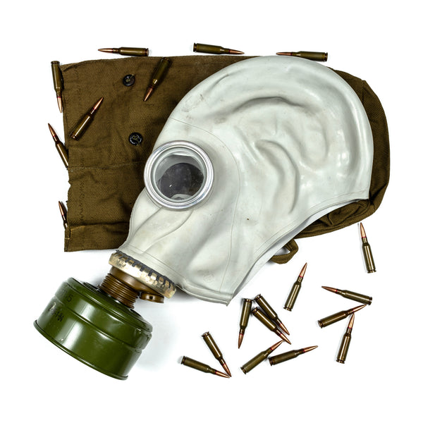 Soviet GP5 Gas Mask with bag and filter (Unissued) – Kruschiki