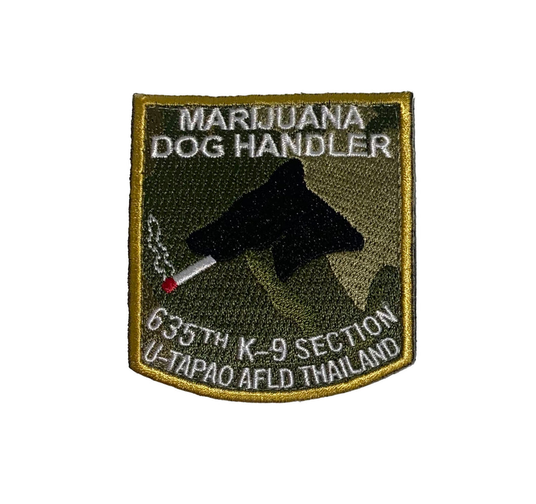 Vietnam War Marijuana Dog Handler Patch Repro