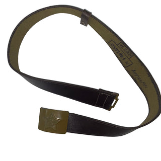 Soviet PVC Coated Belt w/ Green Buckle